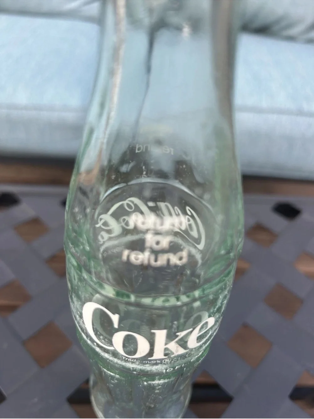 Coca Cola Yellow Wooden Crate with 24 Glass Bottles (10oz). Very sturdy crate.